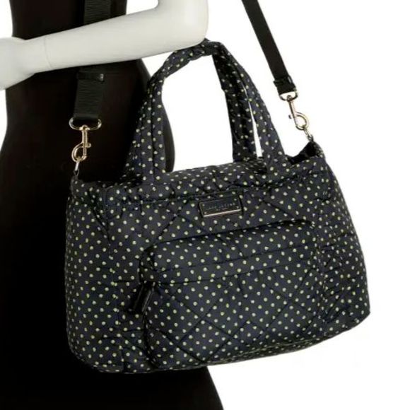 Marc Jacobs Quilted Nylon Dot Prints Diaper Tote Bag New GL2308754 - Picture 1 of 16